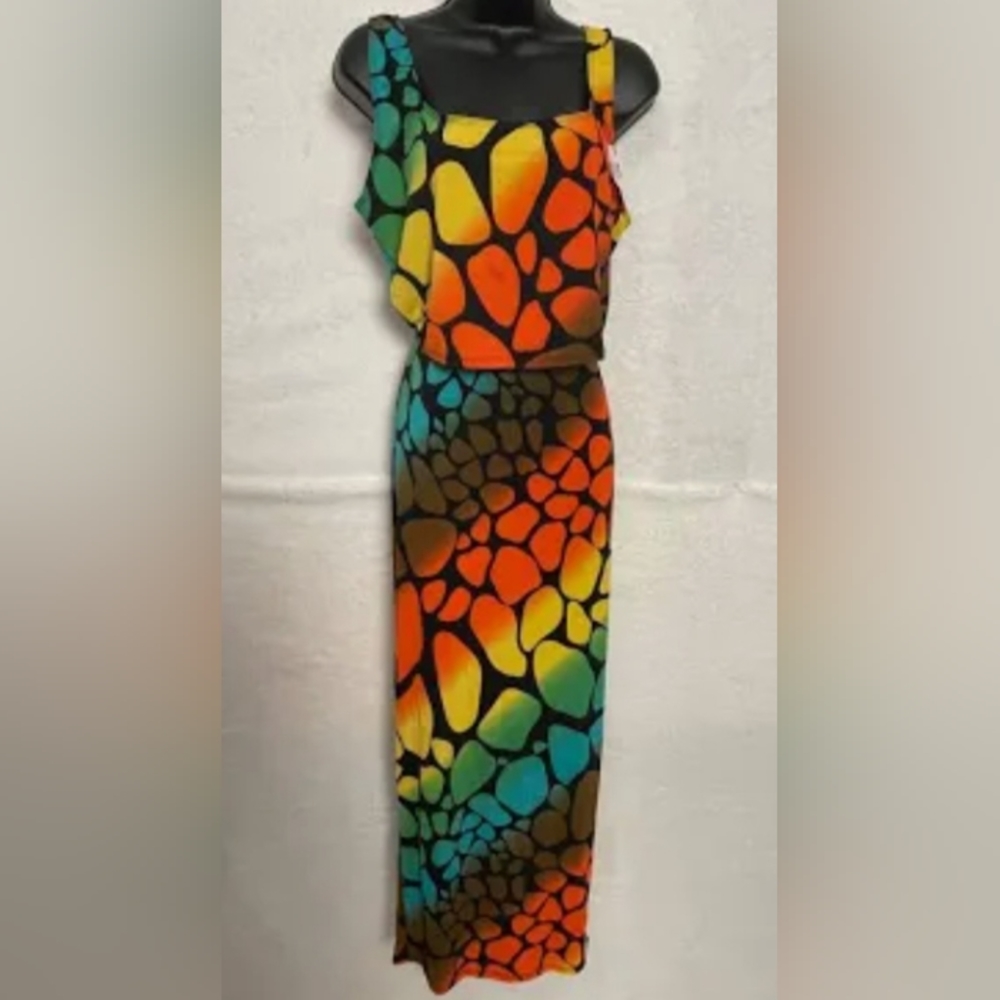 NWOT - 2 piece skirt set .crop top maxi skirt